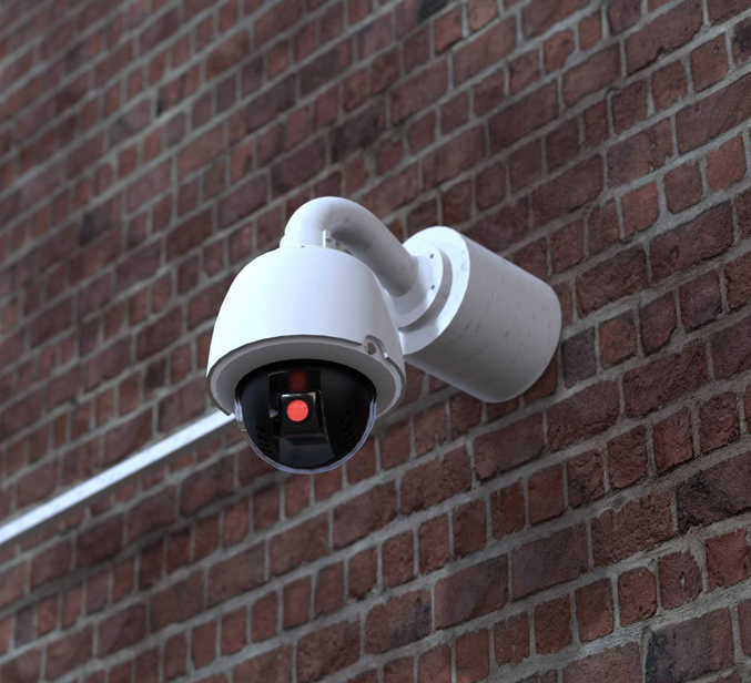 PTZ Security Camera Outside